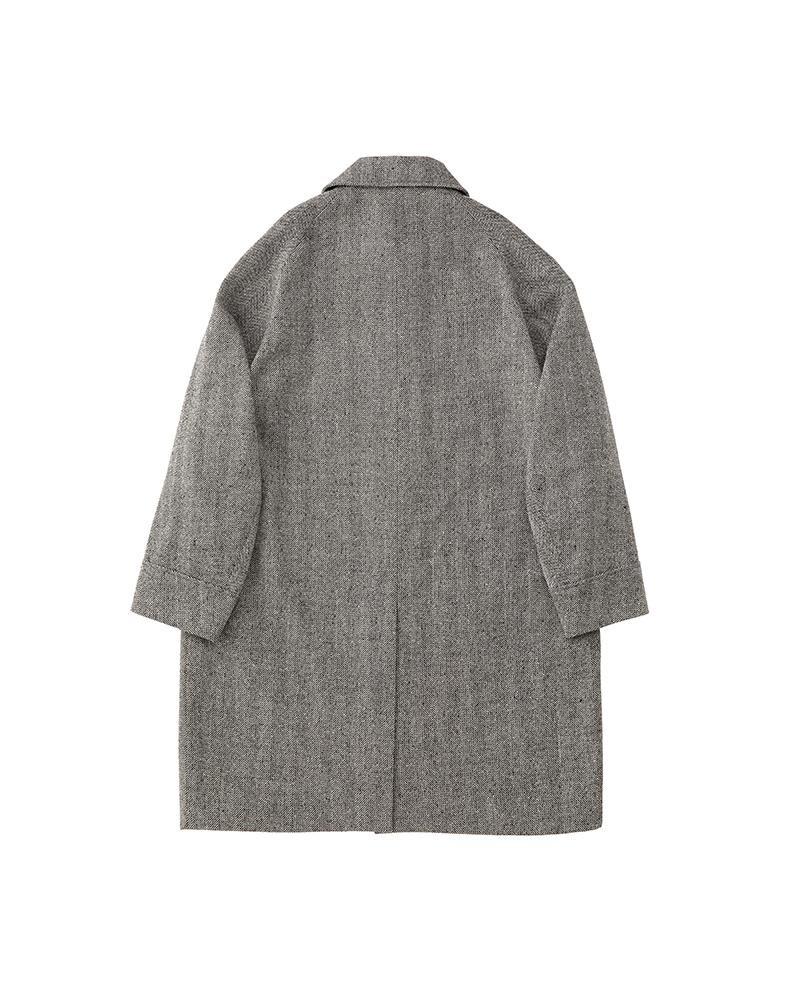 visvim REMI COAT HB TWEED GREY outlook