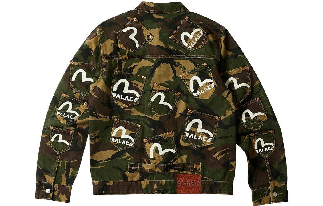 Palace x Evisu Type One Denim Jacket 'Camo' P24EVJK002 - 2