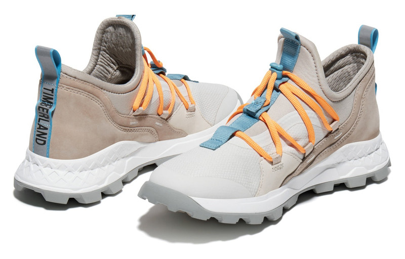 Timberland Timberland Brooklyn Leather and Fabric Oxford Trainers 'Light Beige Mesh' A2HSZK51 outlook