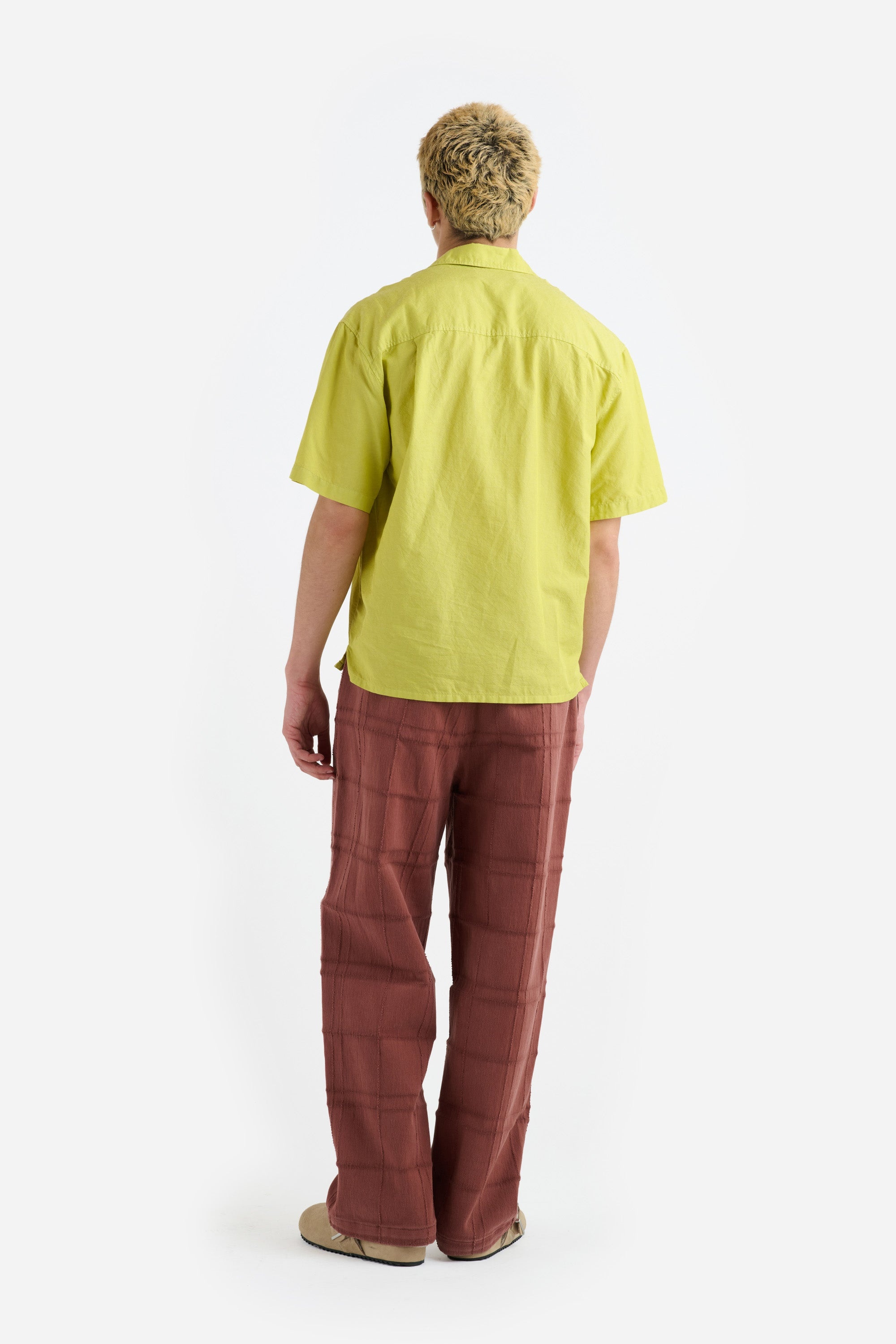 JAQUARD SILK CAMP SHIRT - 4