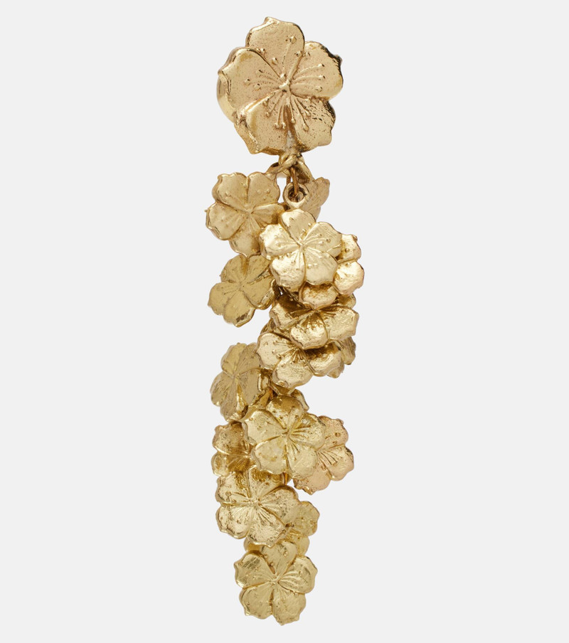 ALÉMAIS Team Spirit gold-plated earrings outlook