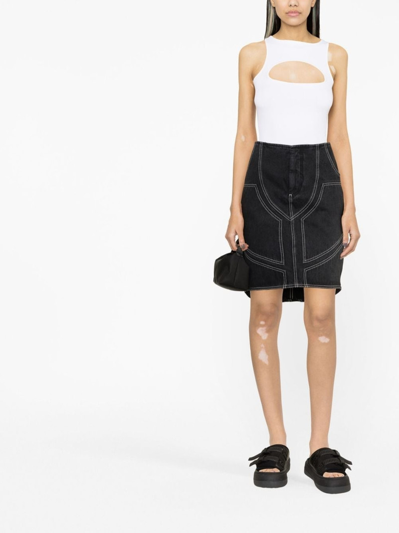 DSQUARED2 cut-out racerback tank top outlook