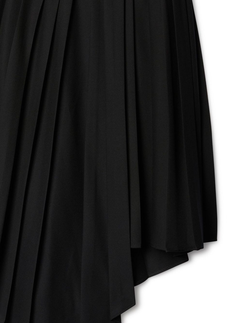 Tech Drill pleated asymmetric skirt - 3