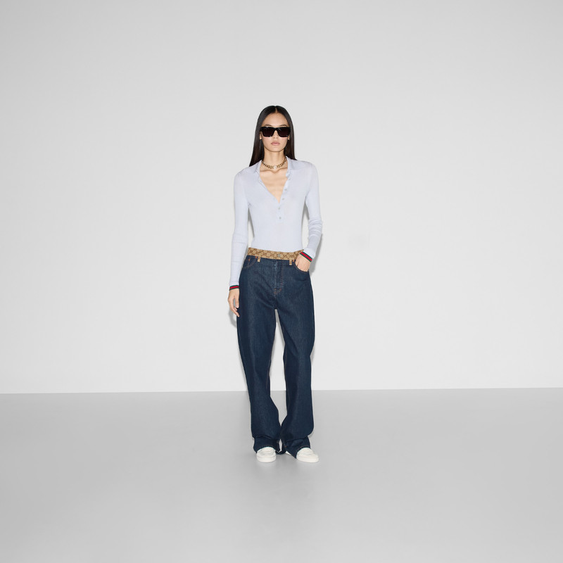 GUCCI Boyfriend fit denim pant outlook