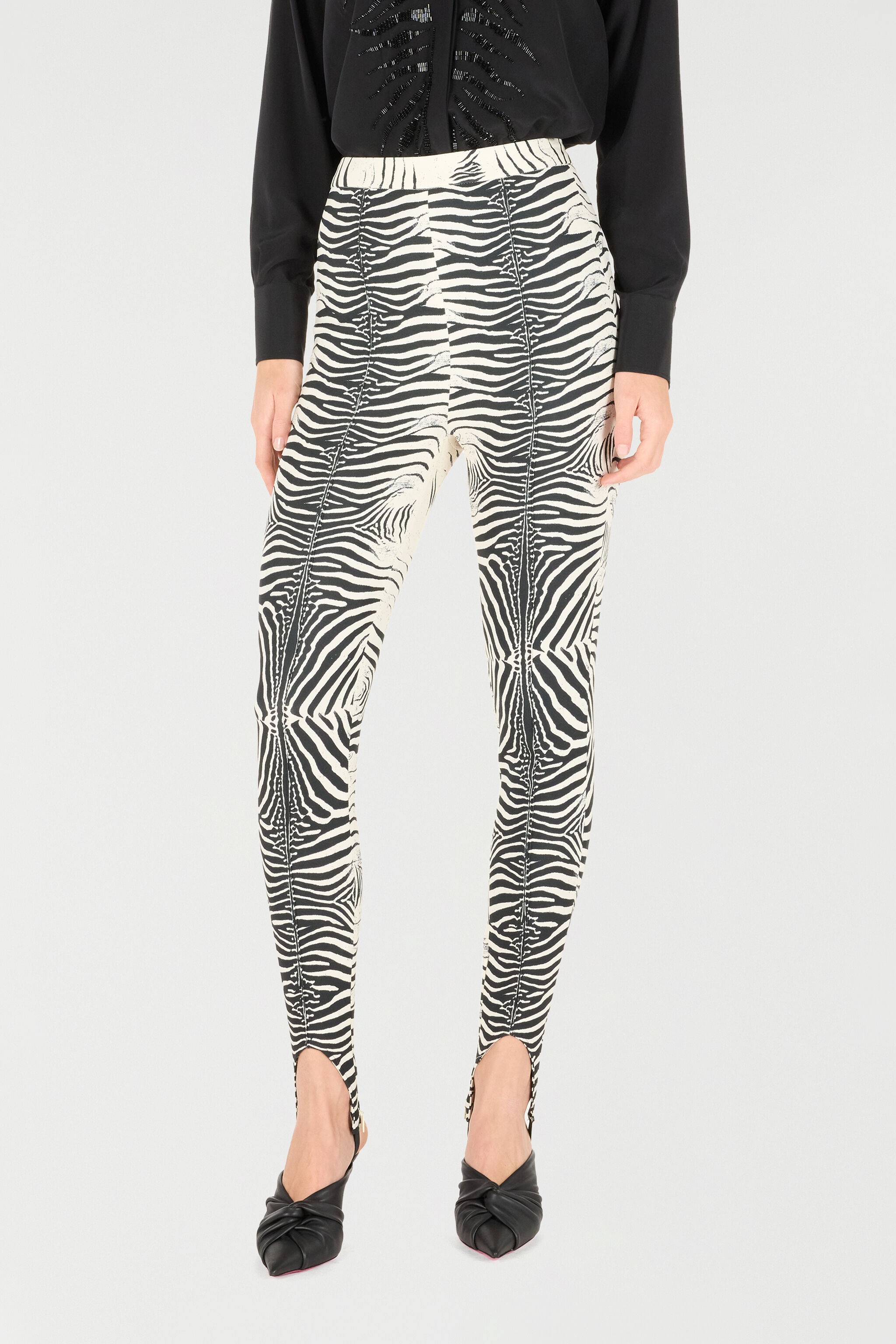Zebra-Print Leggings - 3