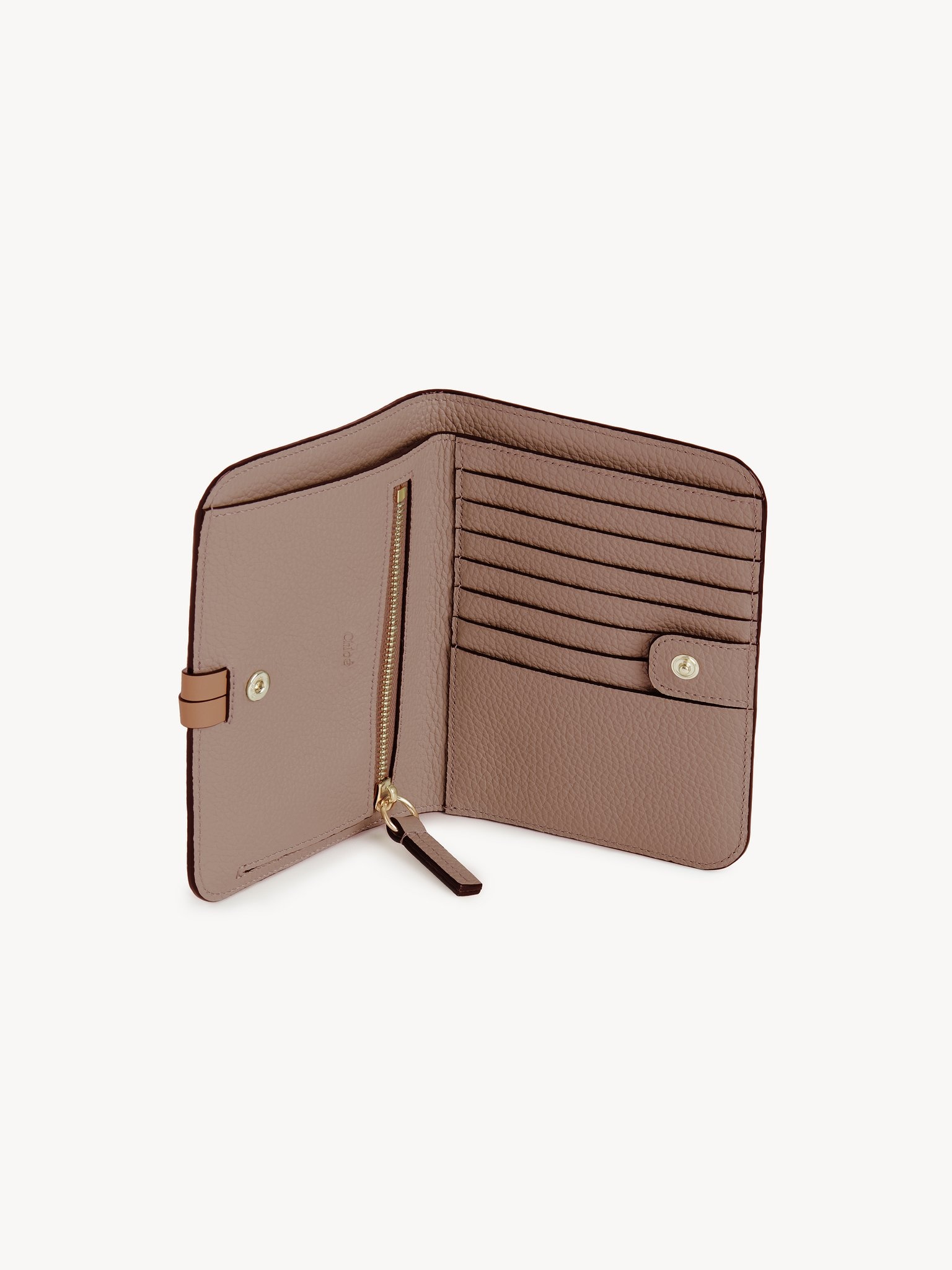 ALPHABET BIFOLD WALLET IN GRAINED LEATHER - 4