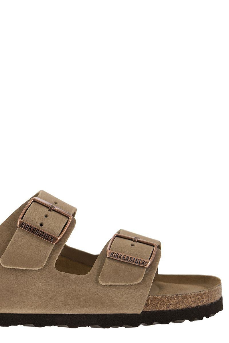 BIRKENSTOCK ARIZONA - LEATHER SLIPPER - 6