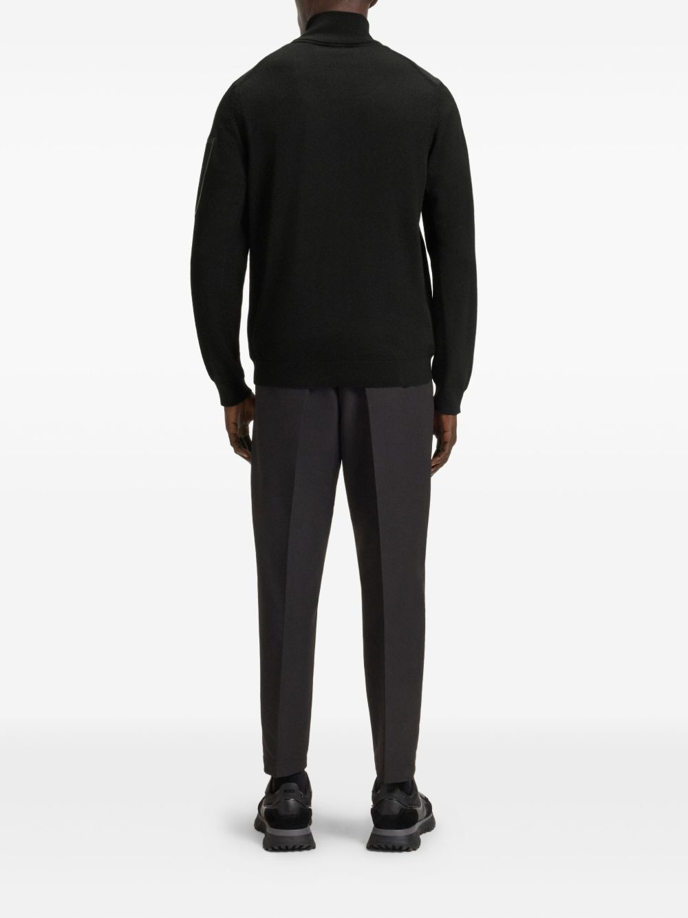 zip-up sweater - 3