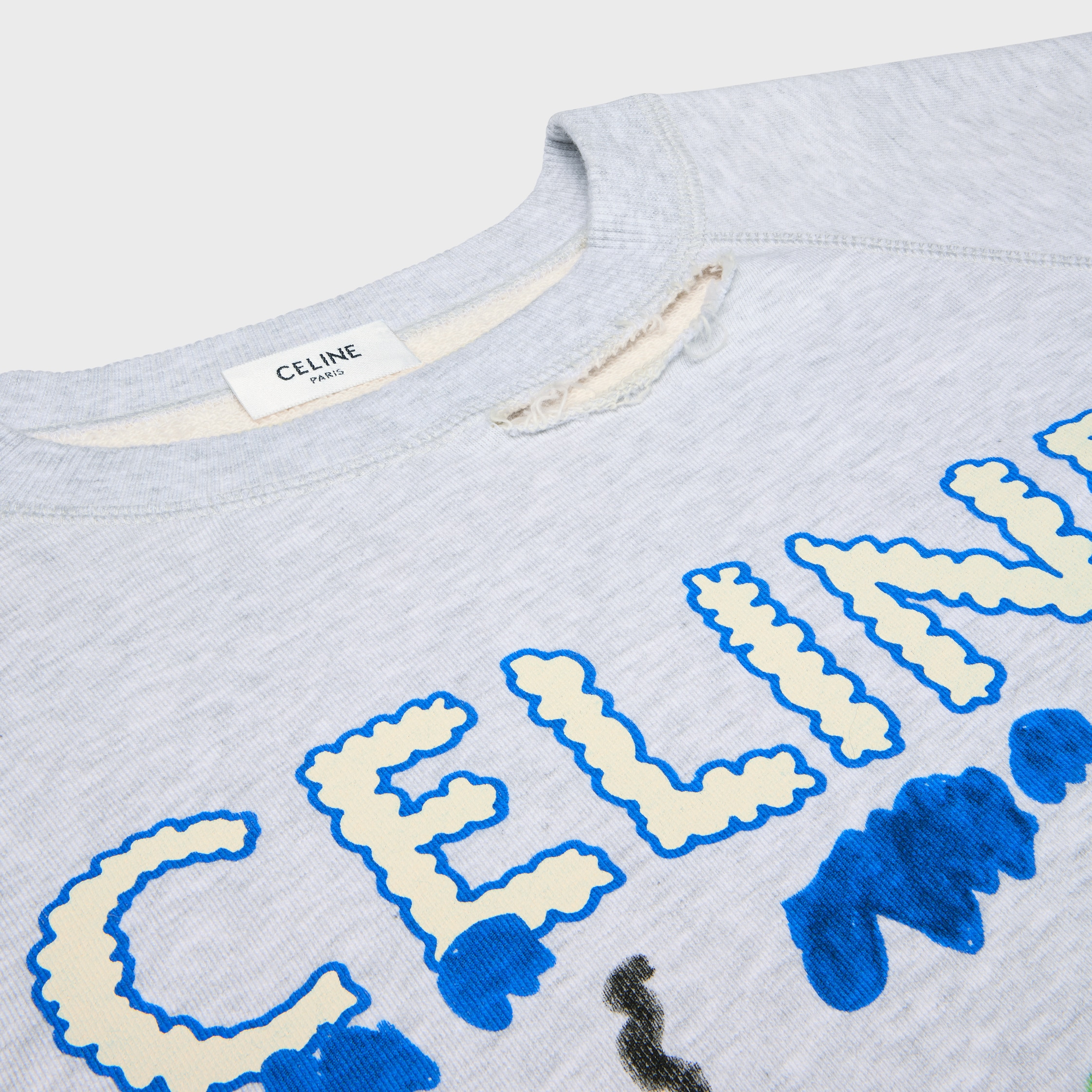 regular sweatshirt IN cotton fleece - 3