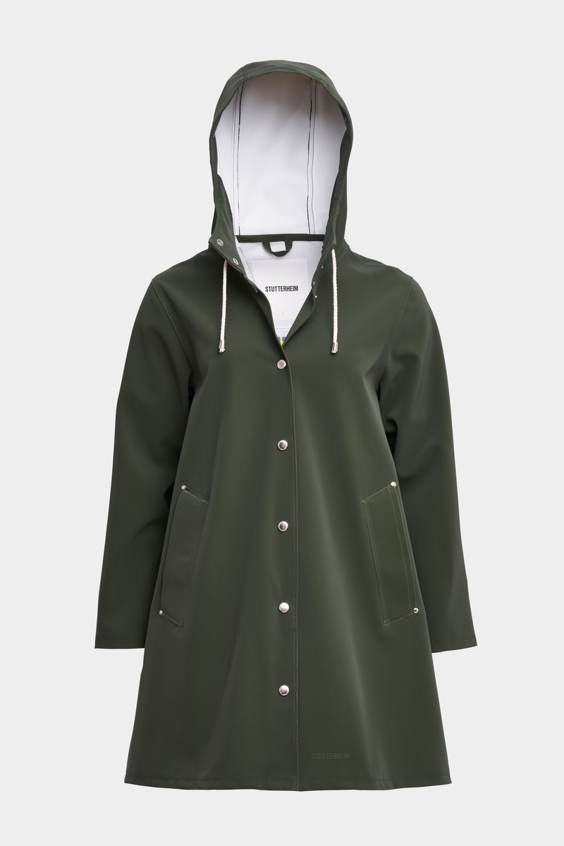 Mosebacke Matte Raincoat Green 1