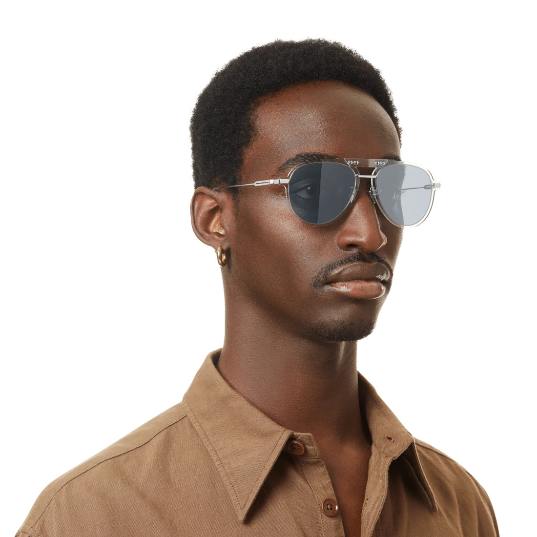 Eyewear Pilot Transparent Sunglasses - 5