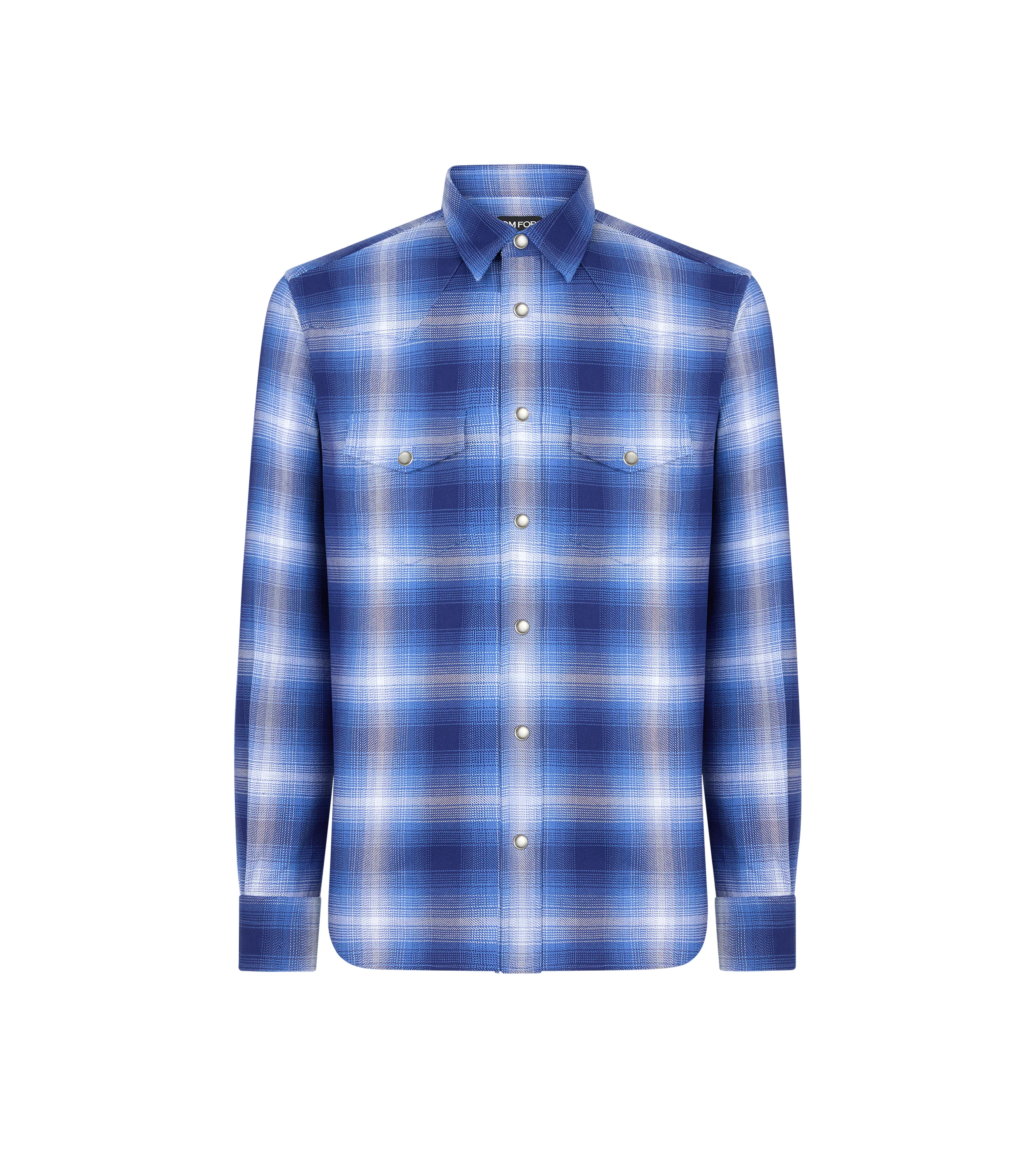GRAND DEGRADE CHECK WESTERN SHIRT - 1