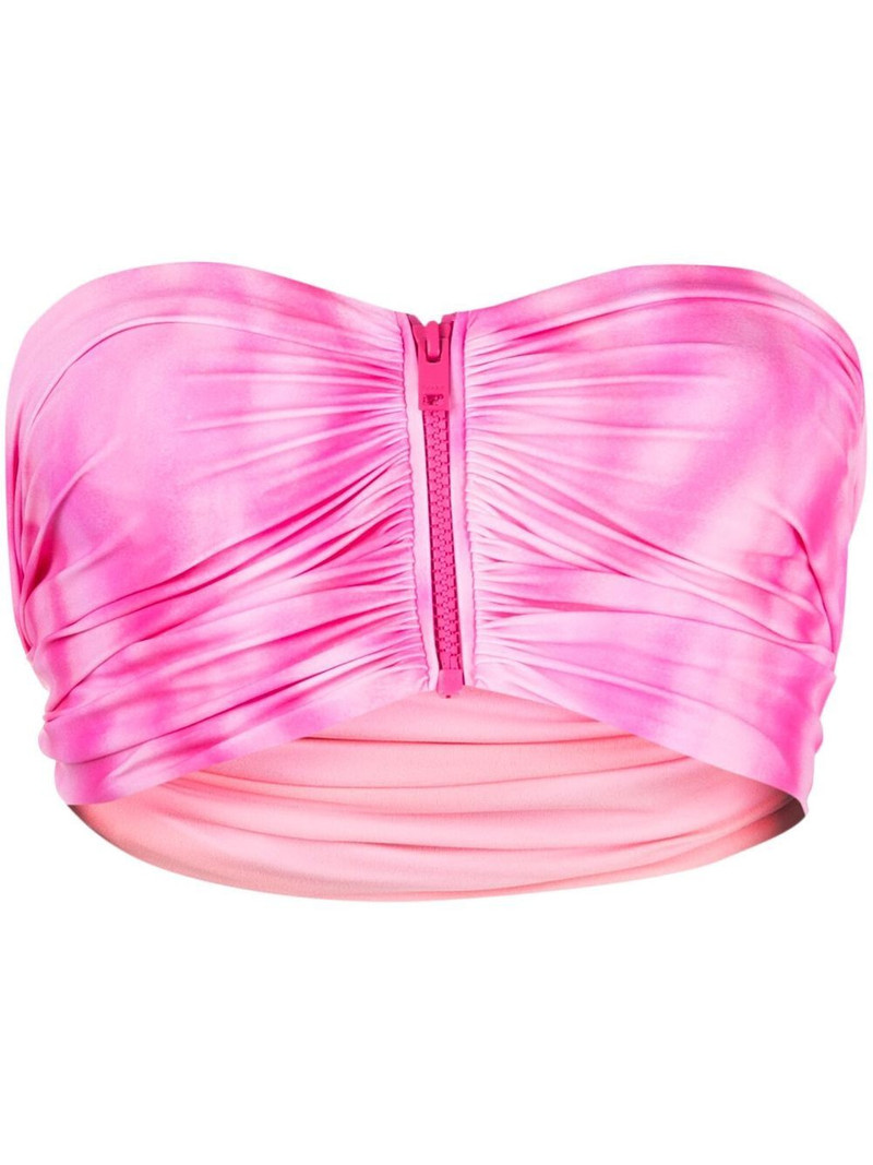 tie-dye bandeau bikini top 1