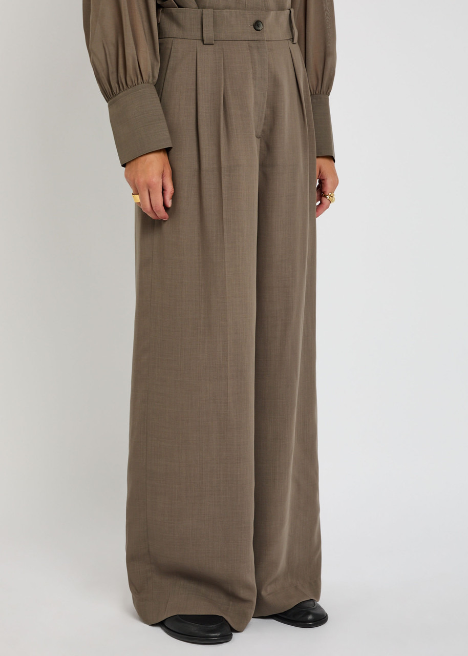 Joseph Forest Wide-leg Wool-blend Trousers - 2