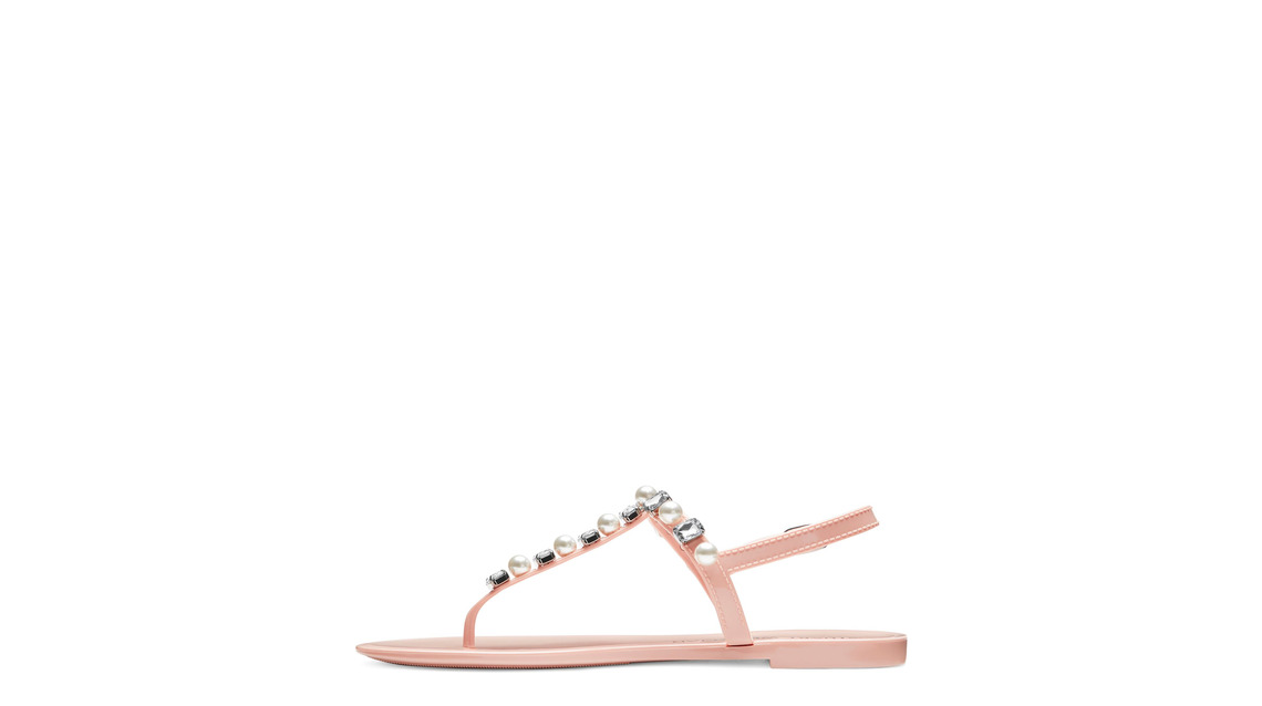 GOLDIE CRYSTAL JELLY SANDAL - 4