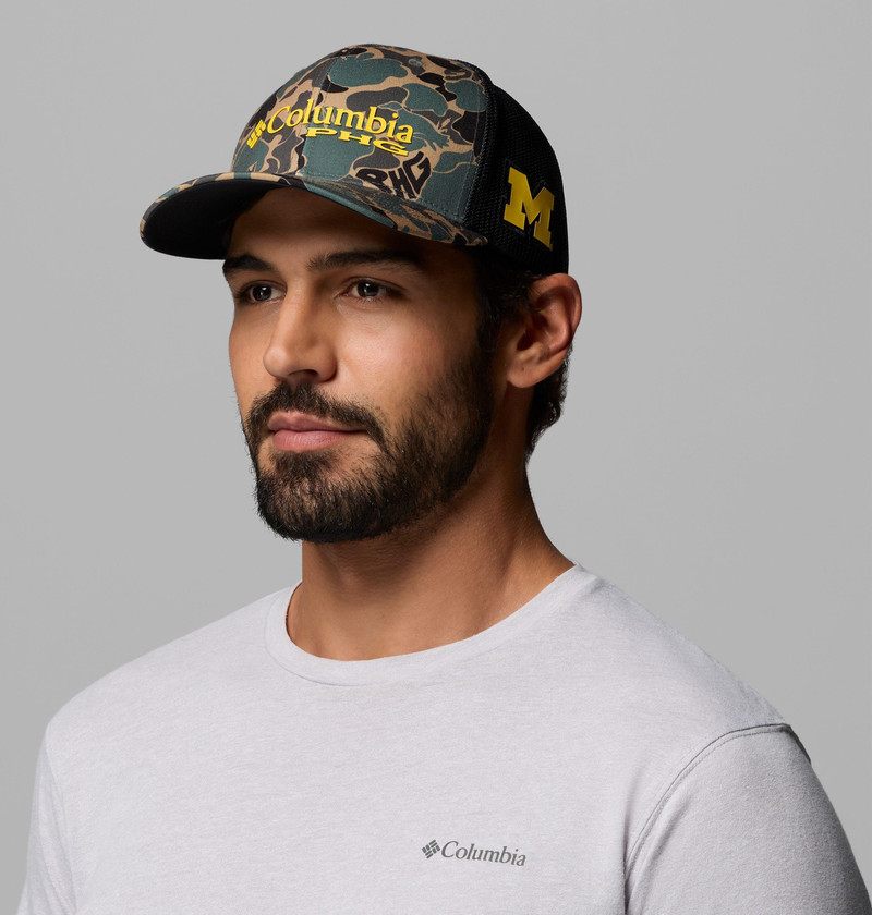 Collegiate PHG Camo Mesh Ball Cap - Michigan 3