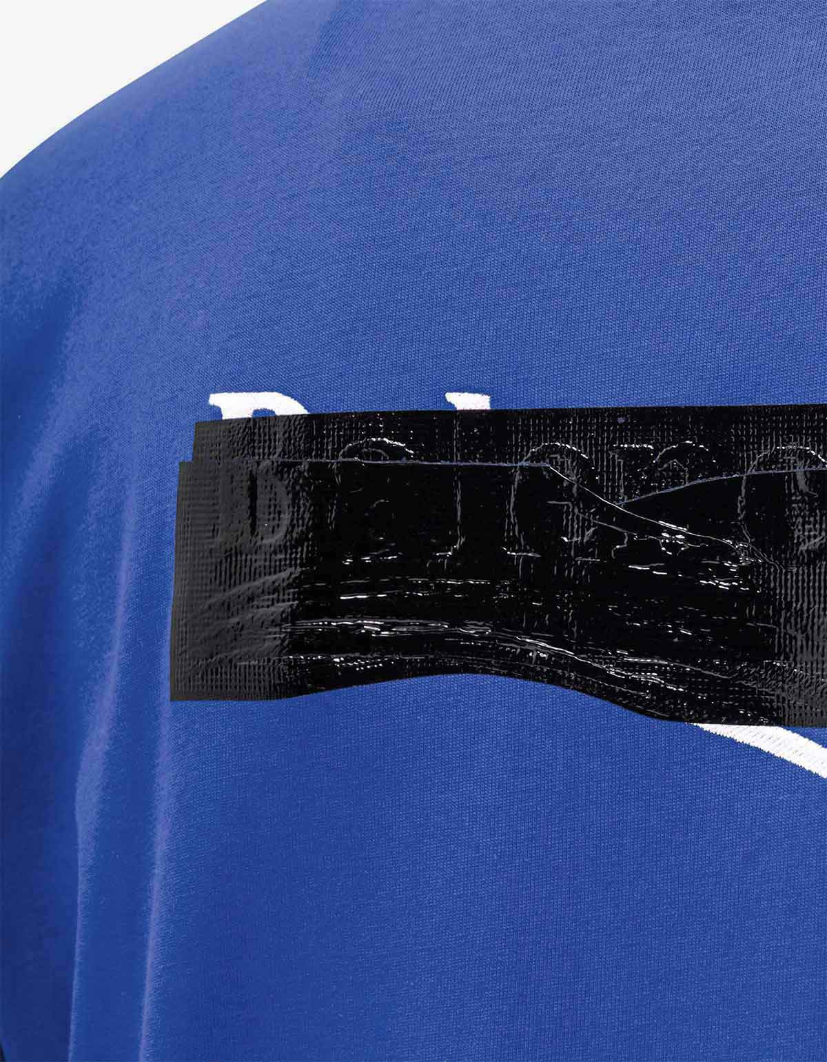 Balenciaga Blue Gaffer Logo Large T-Shirt - 6