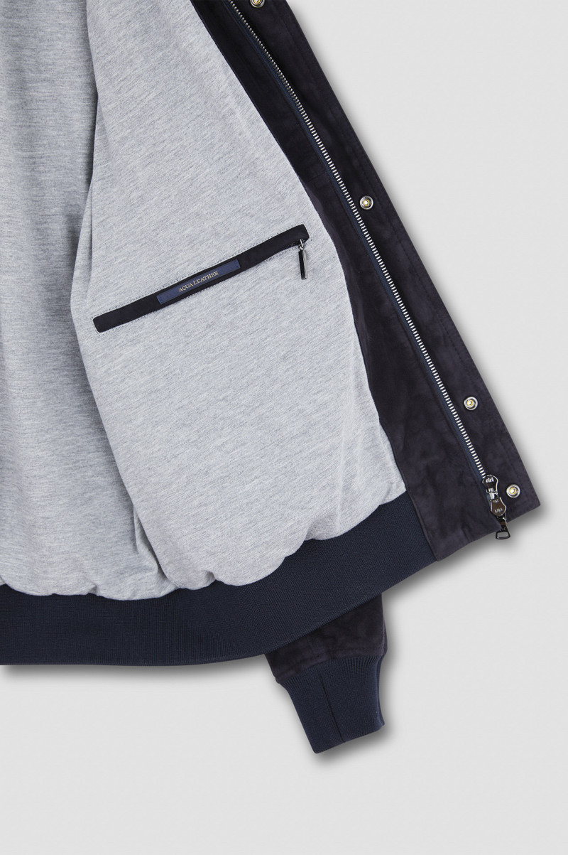 AQUALEATHER SUEDE BOMBER 8