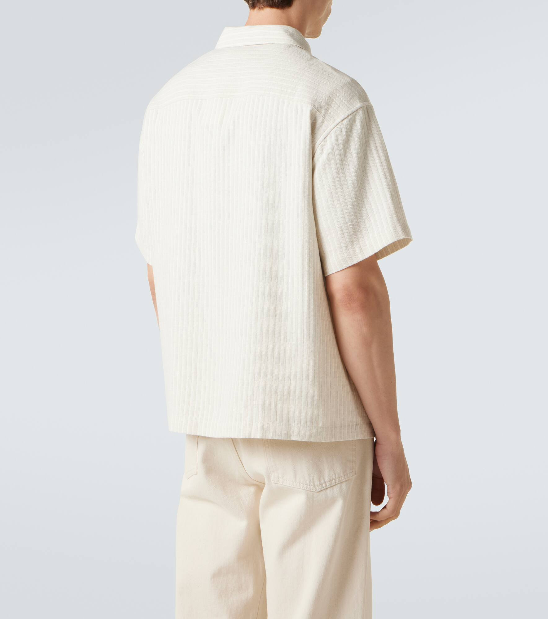Striped bowling shirt - 4
