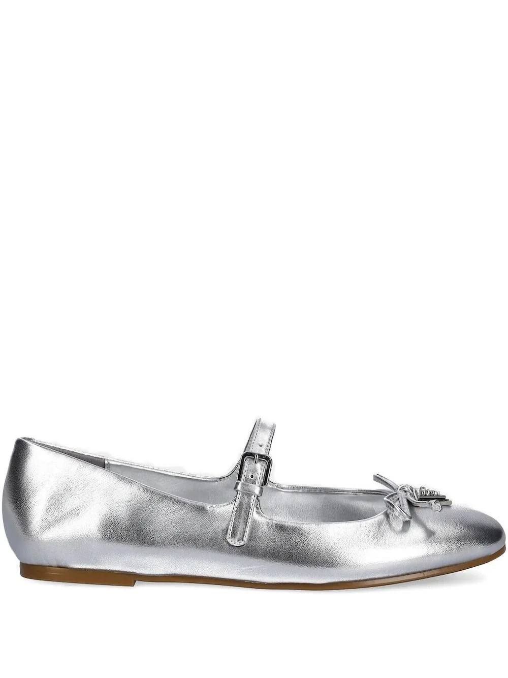 bow-embellished buckle ballet flats - 1