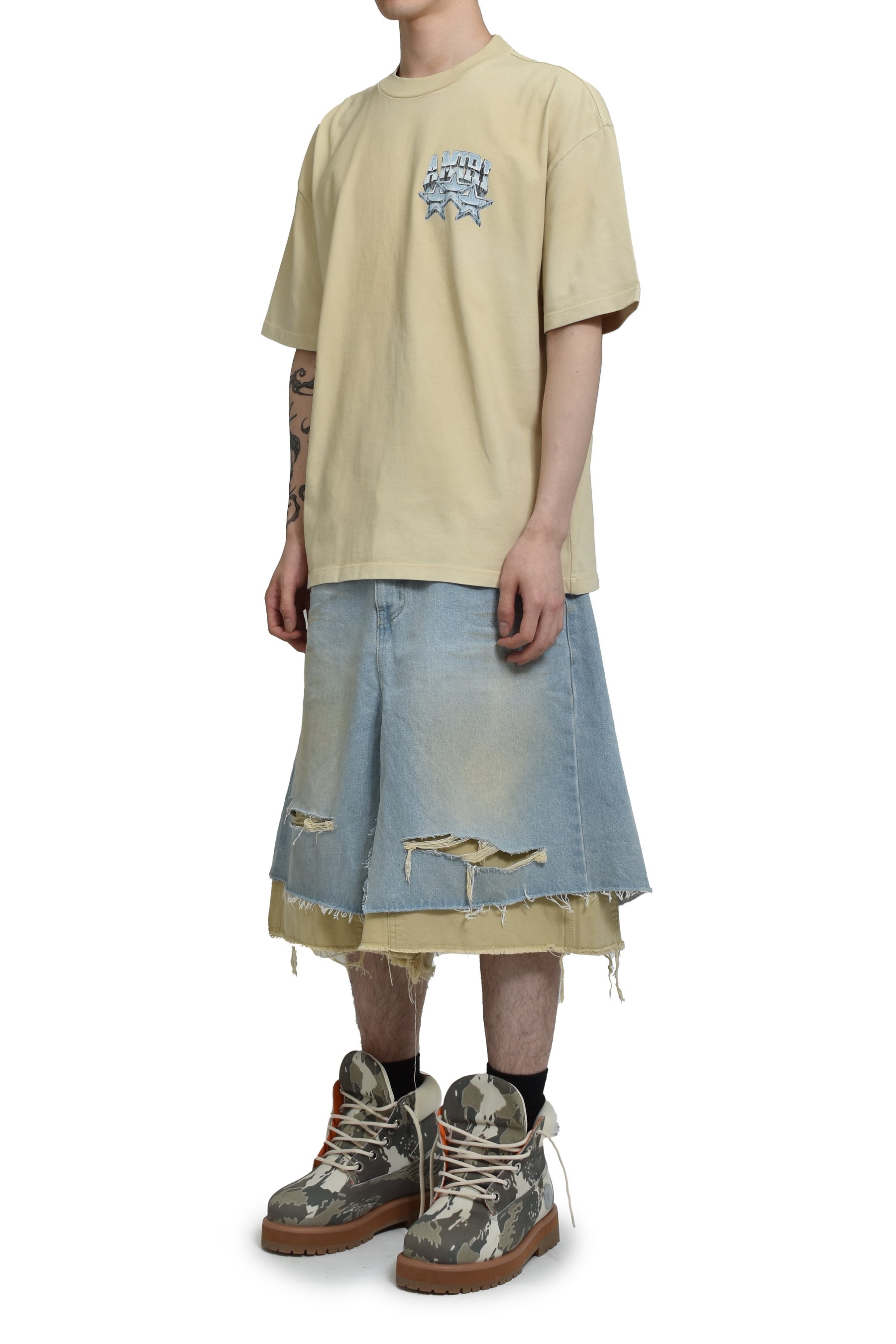 AMIRI CHAMPIONSHIP OS TEE / ALABASTER - 4