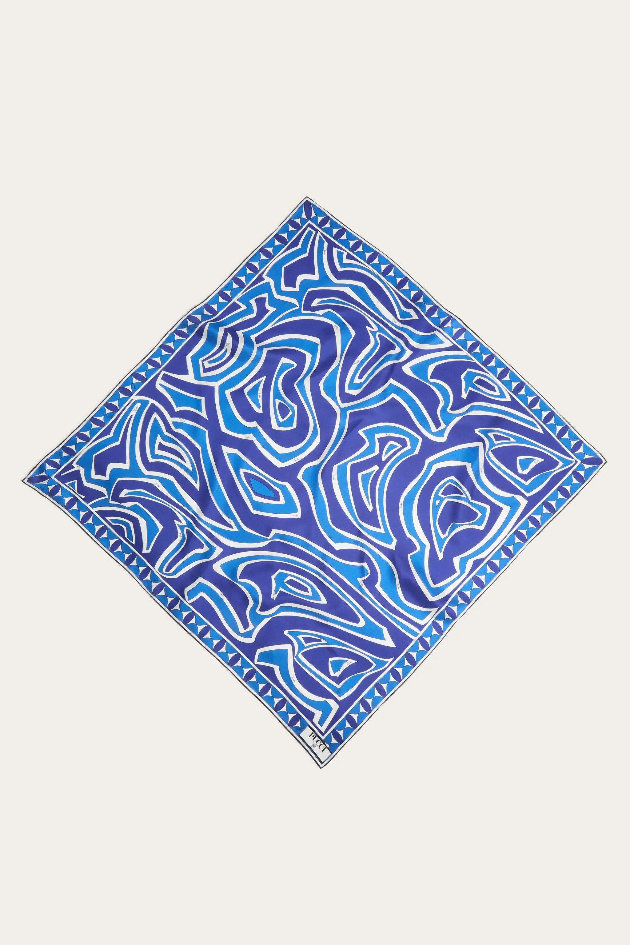 LABIRINTO PRINT SILK SCARF - 1