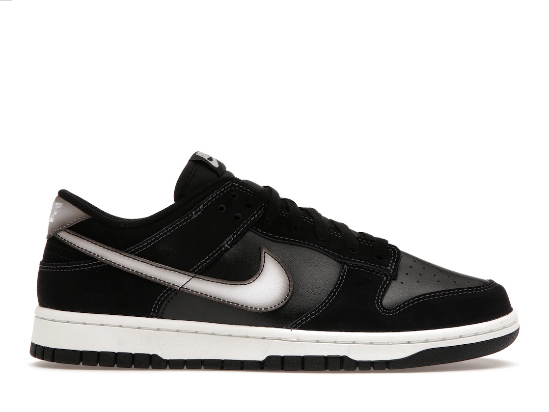 Nike Dunk Low Airbrush Swoosh Black - 1