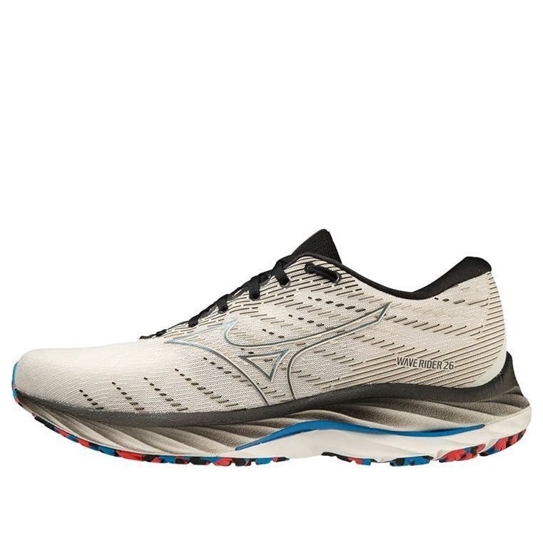 Mizuno Wave Rider 26 2E Wide 'White Black' J1GC226301 - 1