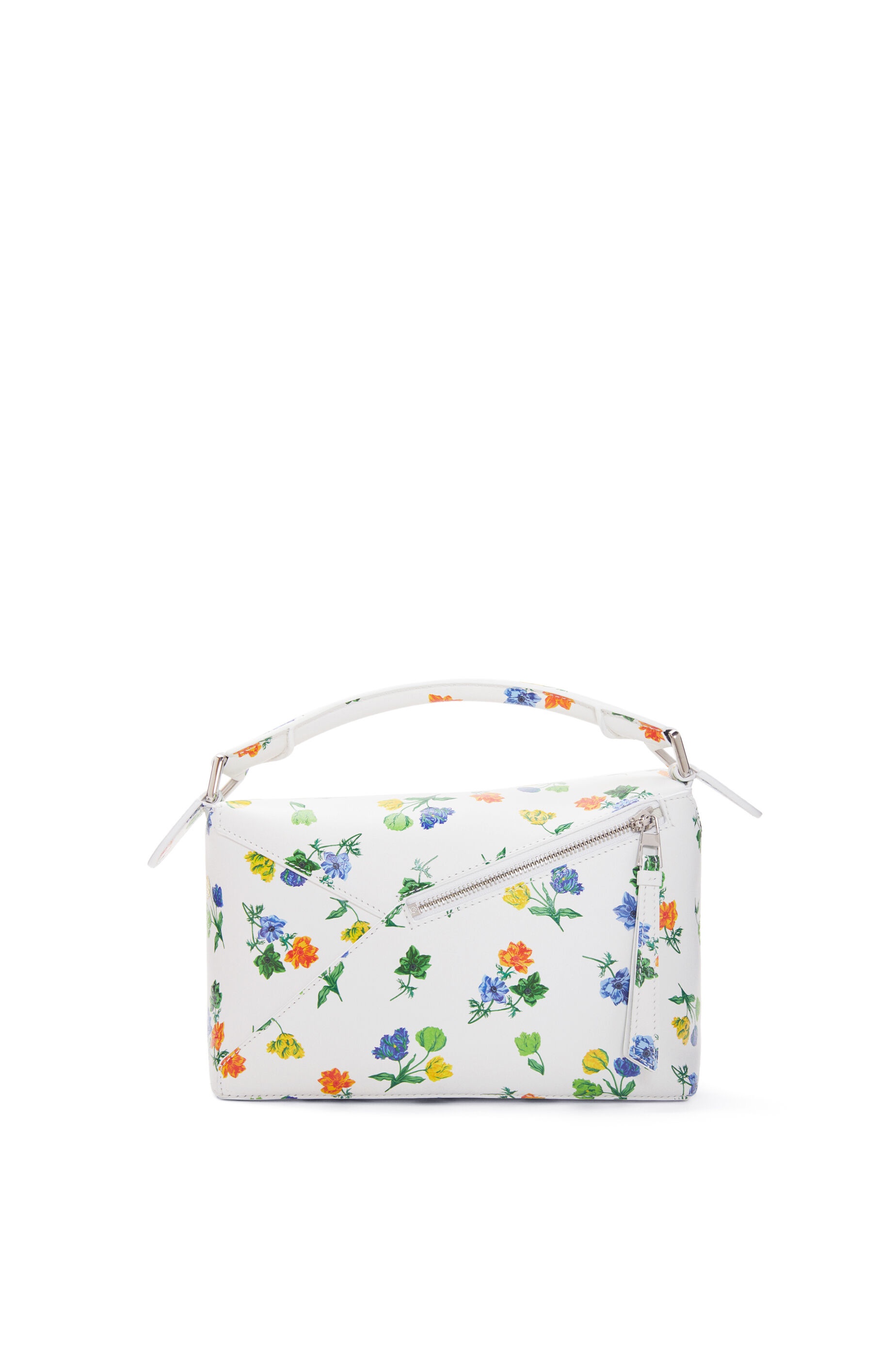 Loewe Small Flower Puzzle Edge bag in satin calfskin | REVERSIBLE