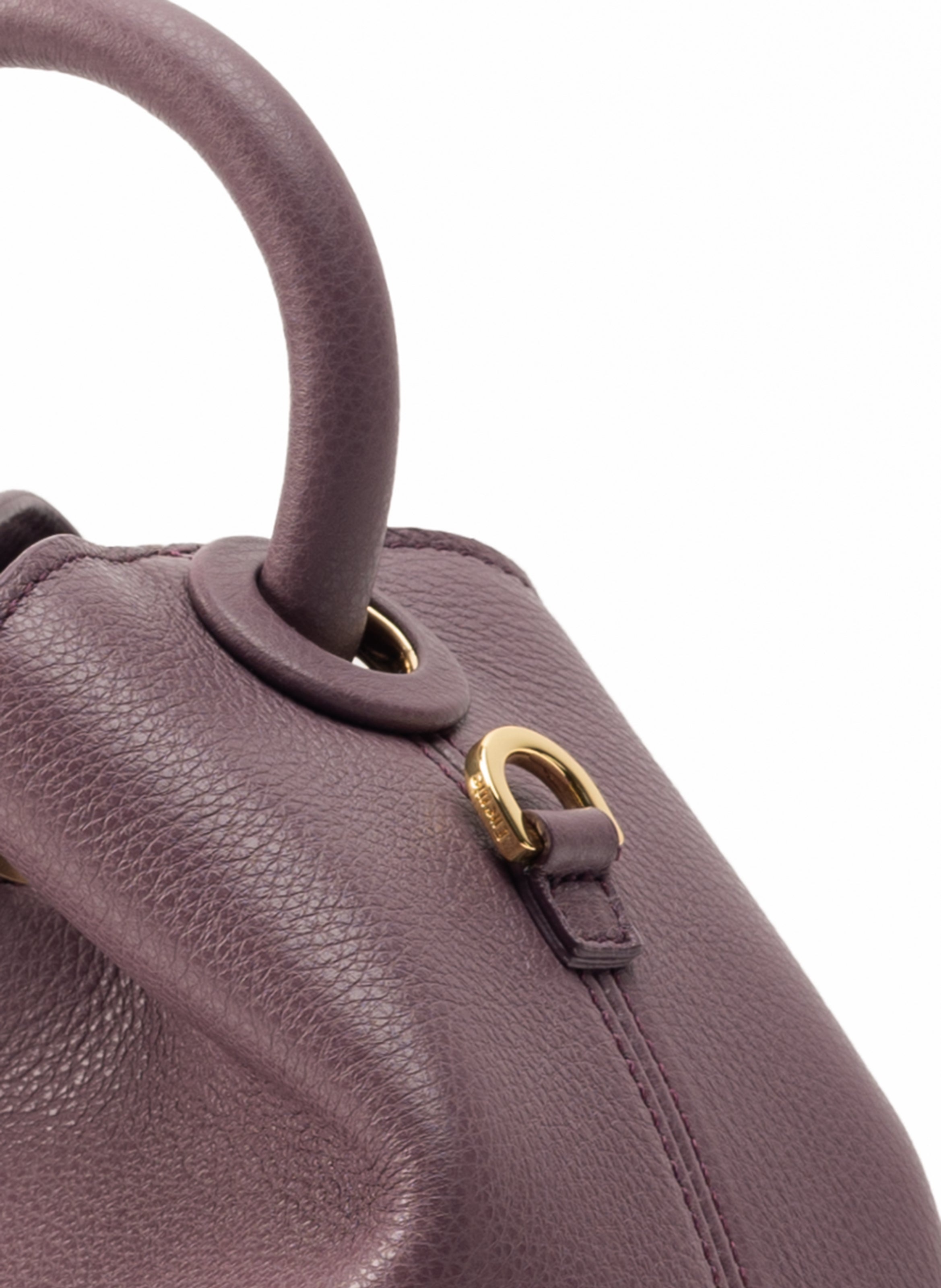 Baozi Pebbled Leather Blackberry - 4