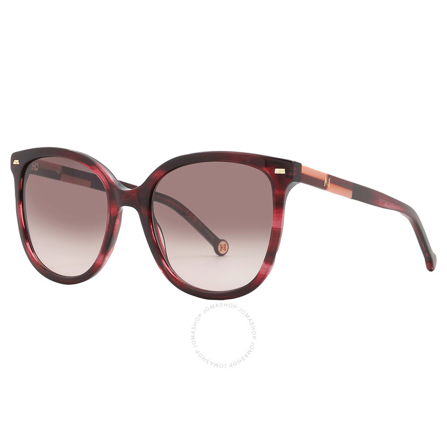 Carolina Herrera Brown Square Ladies Sunglasses HER 0136/S 0K4G/HA 55 - 3