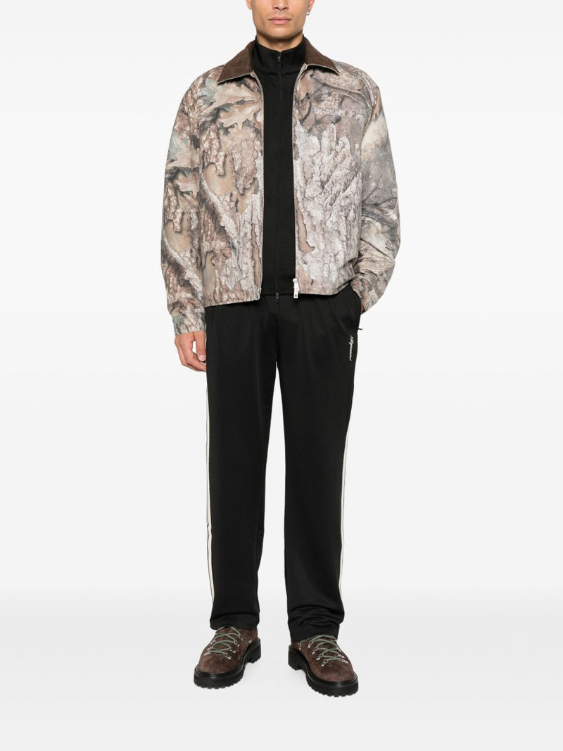 REPRESENT corduroy-collar camouflage trucker jacket outlook