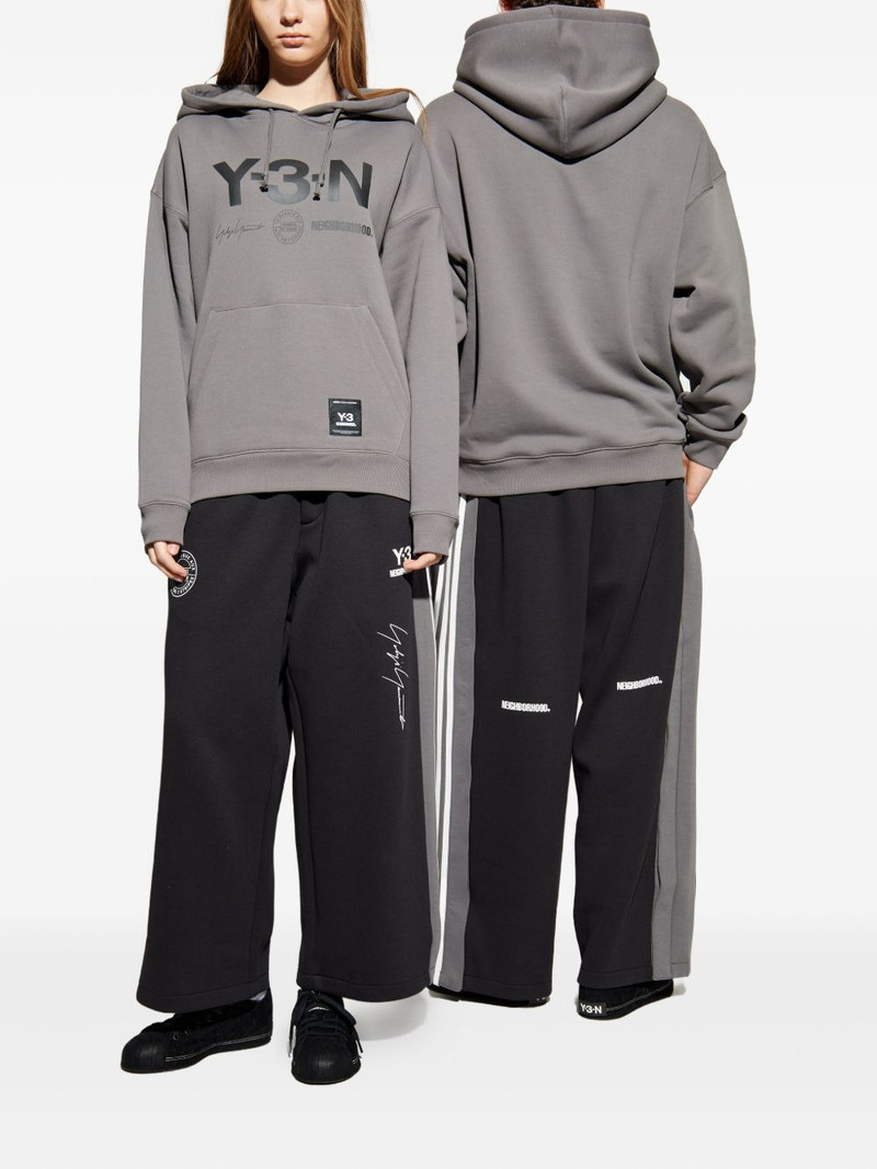 adidas x Neighborhood graphic-print hoodie outlook