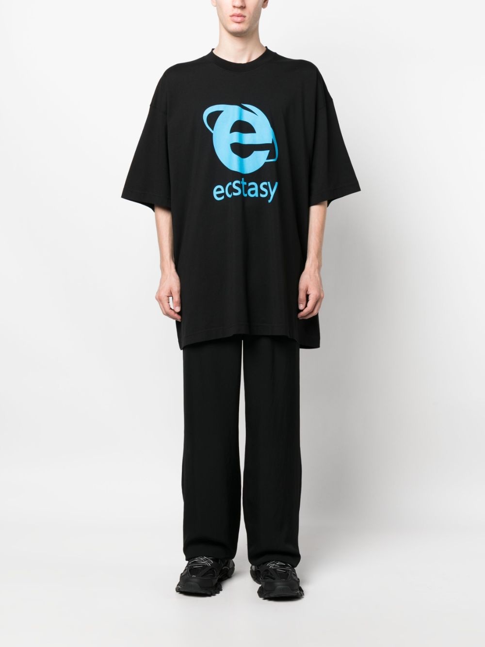Ecstasy-print cotton T-shirt - 2