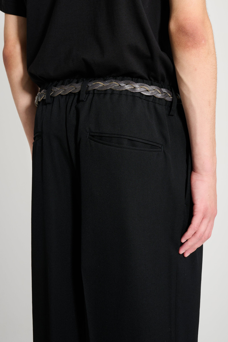 ssstein SSSTEIN TWO TUCK EASY TROUSERS BLACK outlook