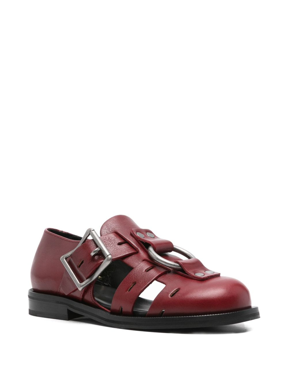 Bondage Belt leather sandals - 2