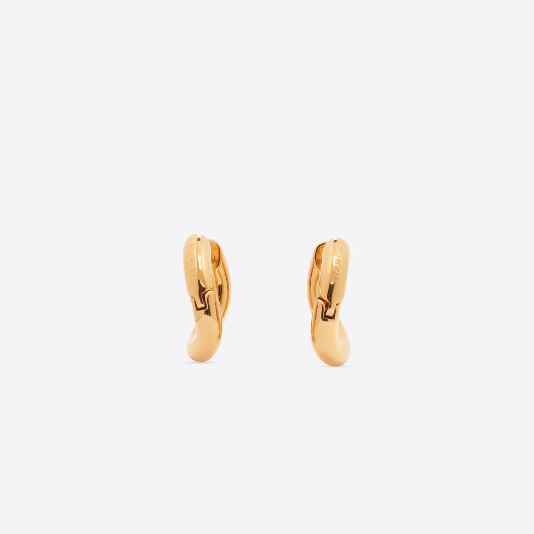 Women's Loop Earrings in Gold - 3