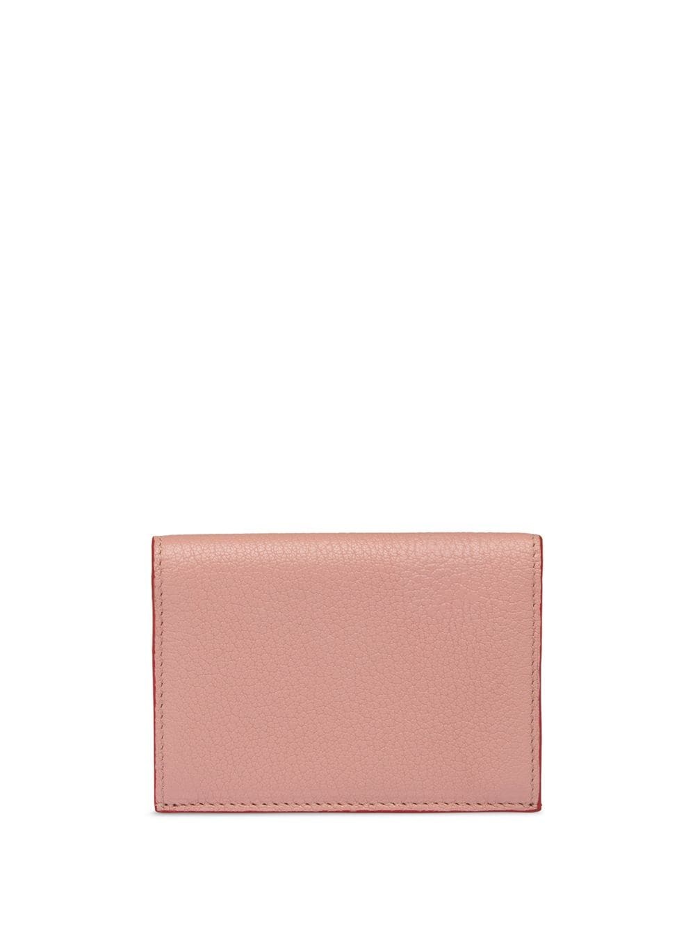 Madras leather card holder - 2