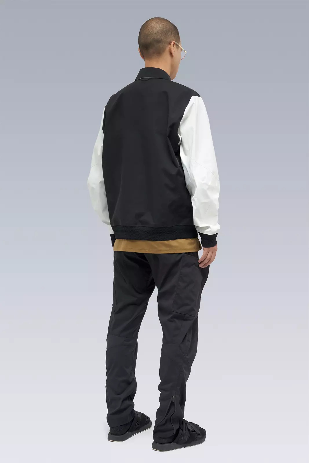 J94-VT 3L Varsity Jacket Black/White - 3
