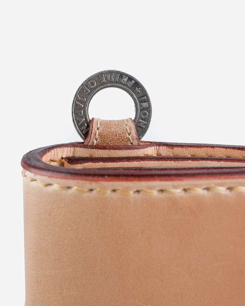 Iron Heart IHG-02-NAT Medium Shell Cordovan Wallet - Natural outlook