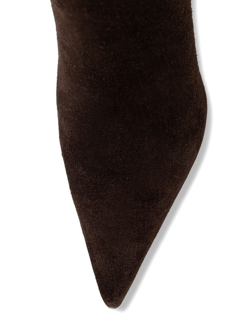 Gressa pointed-toe suede boots 4