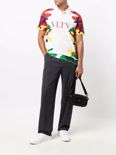 Valentino CAMOU7-print polo shirt outlook