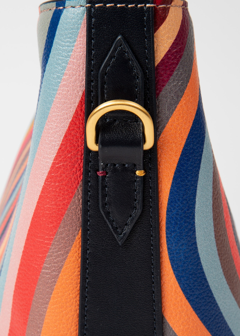 'Swirl' Leather Tote Bag 8