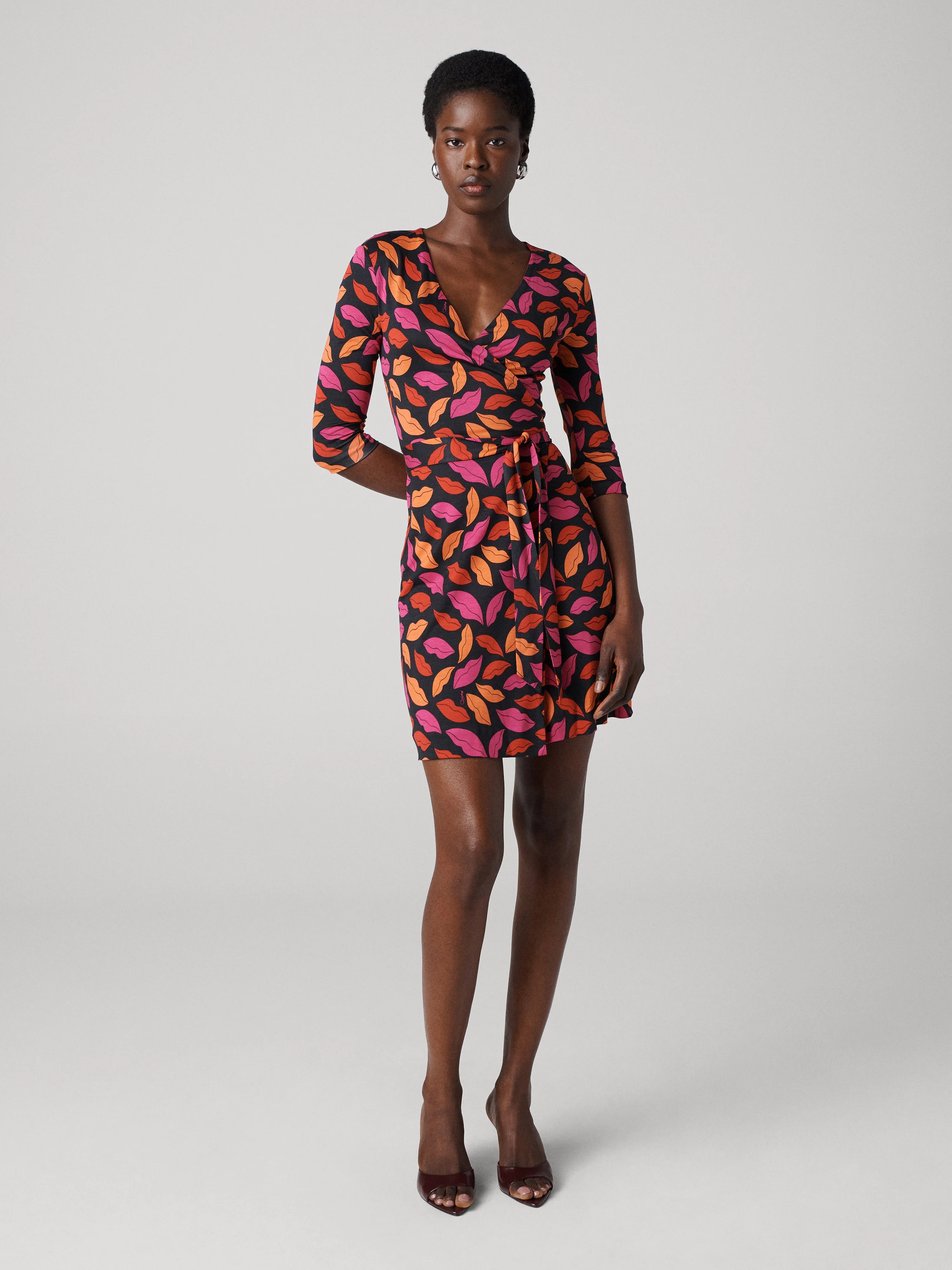 Julian Silk Jersey Wrap Dress - 1