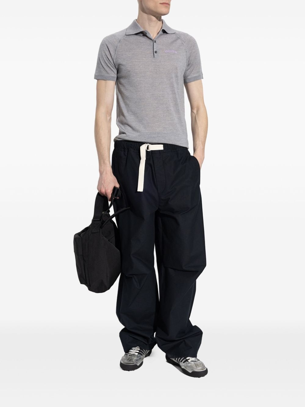 knitted polo shirt - 2
