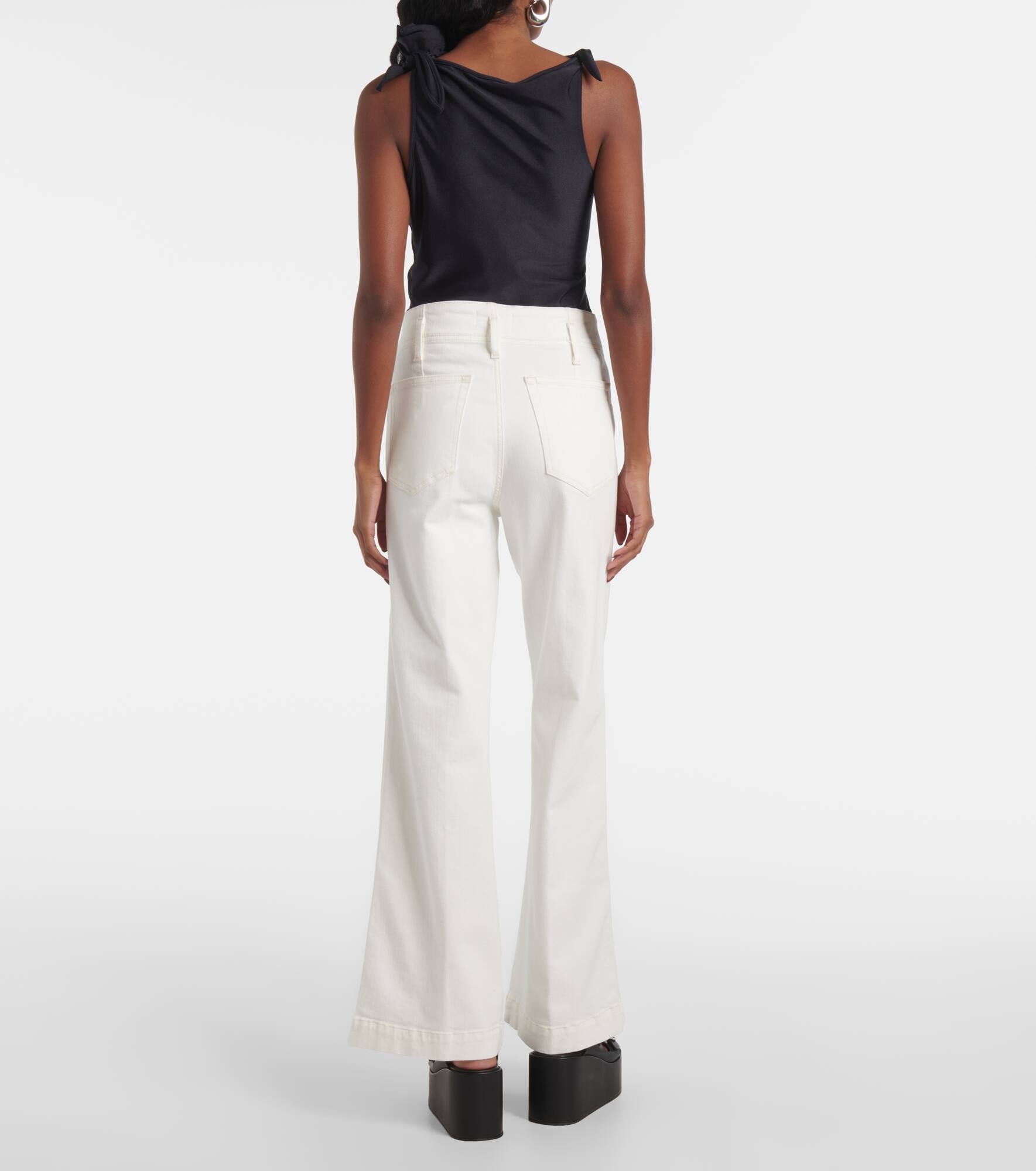 The Seamed Wide high-rise pants - 3