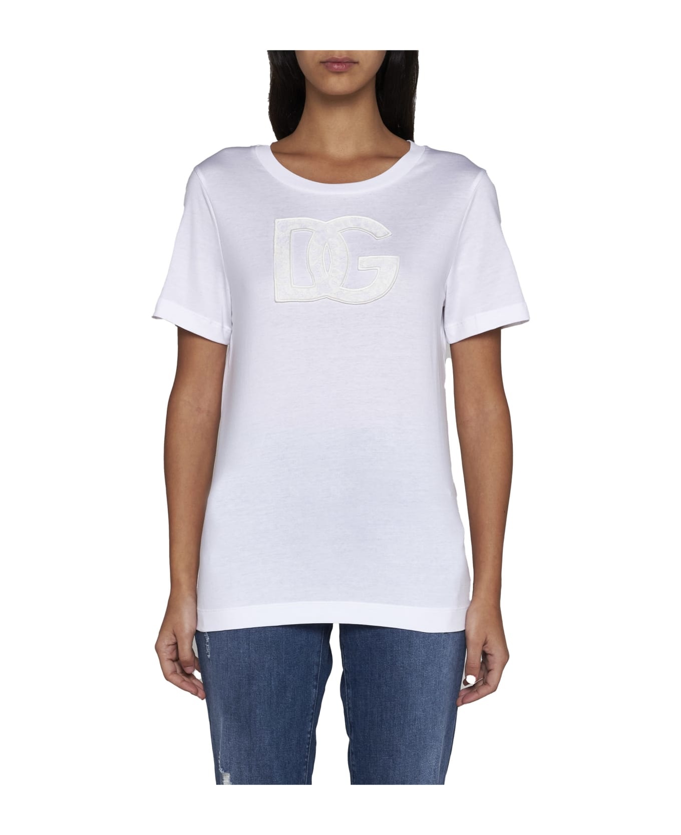 T-shirt With Logo Patch - 3
