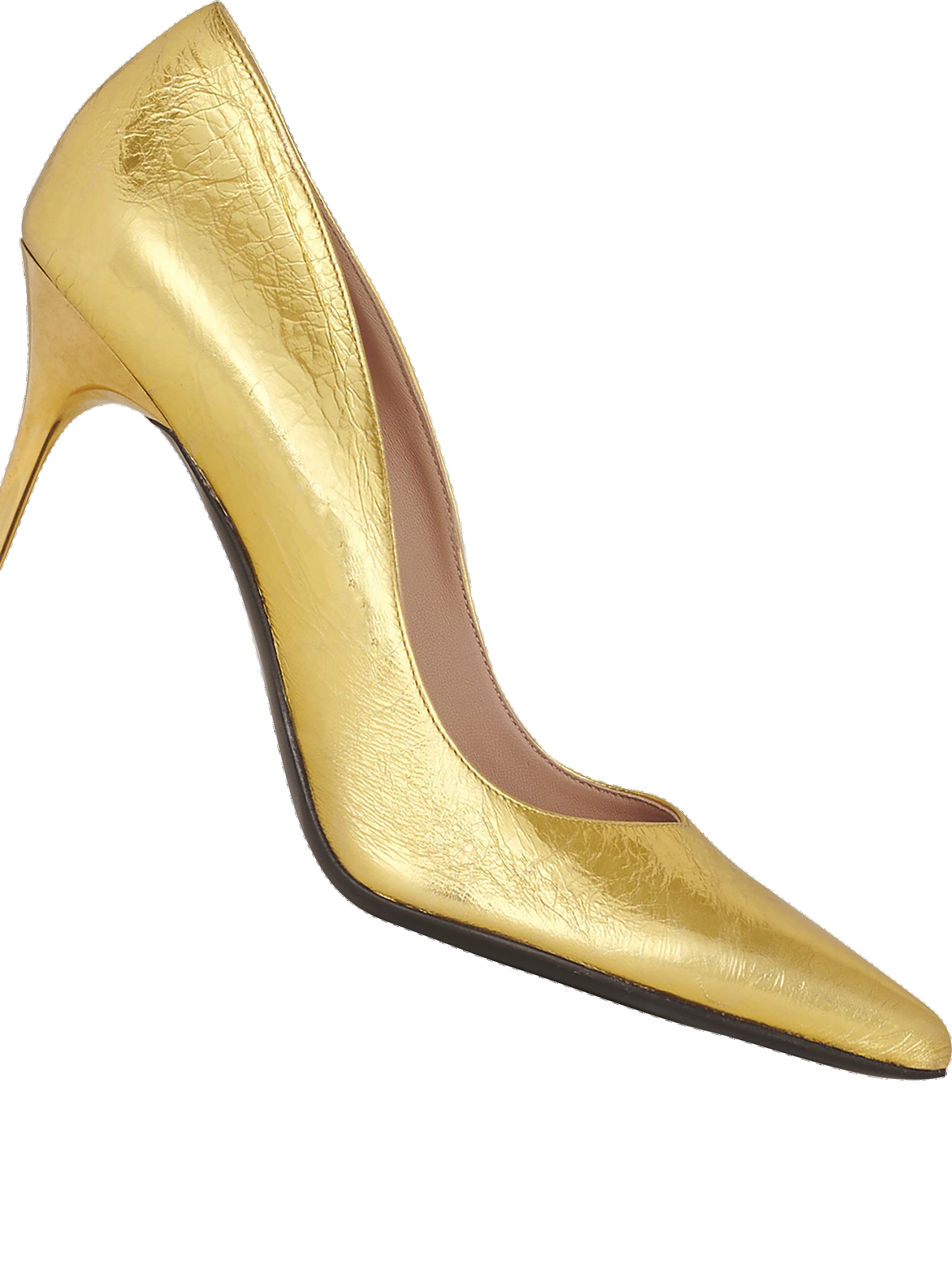 Pumps Ruby craquele metallic leather - 5