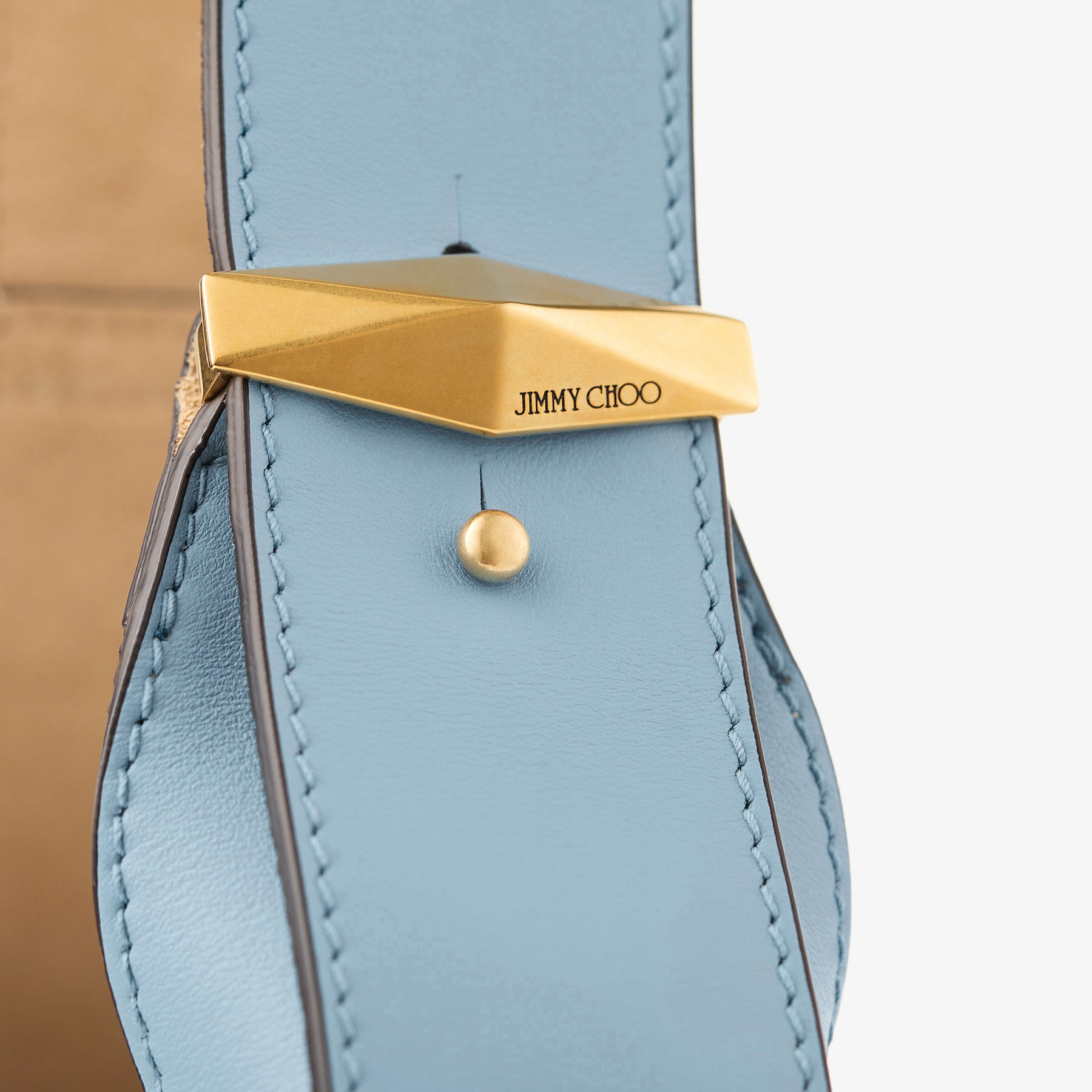 Diamond Hobo S
Dusty Blue Leather Shoulder Bag - 3