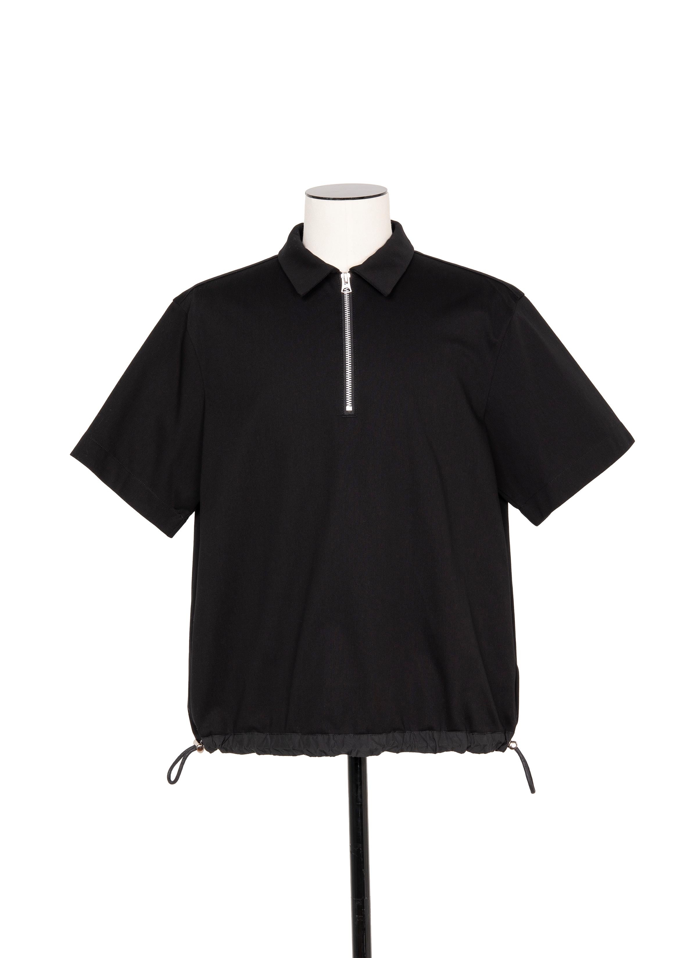 sacai 半袖POLO sacai Cotton Jersey Polo SS Shirt Blue Gray | HAVEN